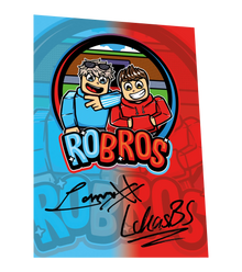 RoBros (LumeXx x LukasBS) - Bundle - Hoodie + Autogrammkarte + Sticker+ 1 von 3 Mystery Beilagen