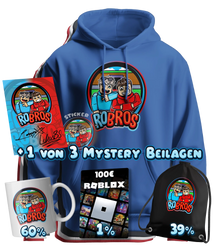 RoBros (LumeXx x LukasBS) - Bundle - Hoodie + Autogrammkarte + Sticker+ 1 von 3 Mystery Beilagen