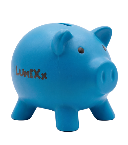 LumeXx - Robux Bundle - T-Shirt + Geldbörse + Sticker + Sparschwein +  Autogrammkarte