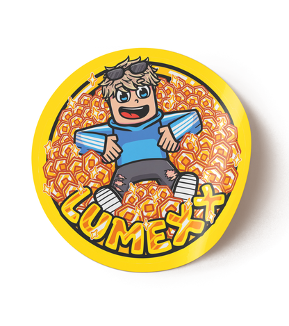 LumeXx - Robux Bundle - T-Shirt + Geldbörse + Sticker + Sparschwein +  Autogrammkarte
